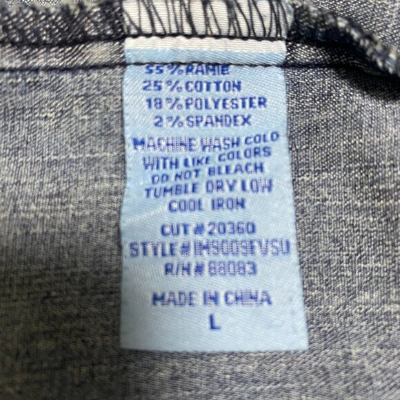 Duplex Tyte Jean Jacket Women's Size L Medium Wash Denim Button Embroidered - Picture 10 of 11